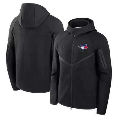 Toronto Blue Jays MLB Nike Toronto Jays Tech Fleece Raglan Full-Zip Windrunner Hoodie by Nike
