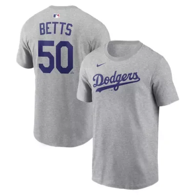 MLB Nike Mookie Betts Los Angeles Dodgers Name & Number T-Shirt by Nike