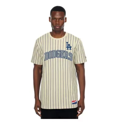 MLB Los Angeles Dodgers Throwback Meshback Pinstripe T-Shirt