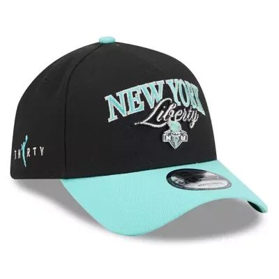 WNBA New York Liberty WNBA Tip-Off 2026 Metal Badge A-Frame 9FORTY Adjustable Hat by New Era