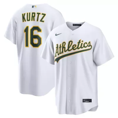 Oakland Athletics MLB Nick Kurtz Athletics Home Replica Jersey by Nike