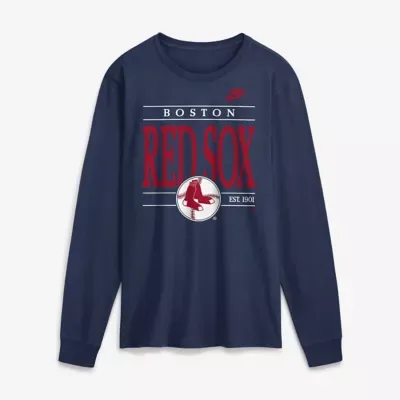Boston Red Sox MLB Boston Sox Cooperstown Graphic Long Sleeve T-Shirt by Nike