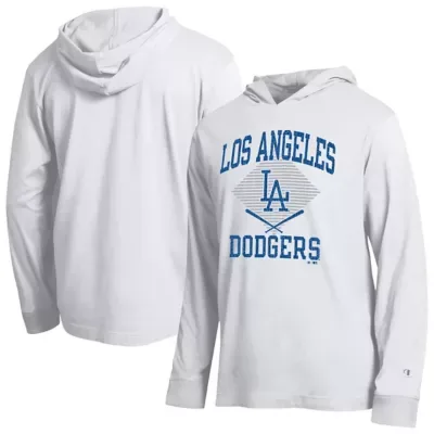 MLB Los Angeles Dodgers Cooperstown Hooded Long-Sleeve T-Shirt by Champion
