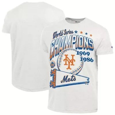 MLB New York Mets Winning Tradition Cooperstown Collection Tri-Blend T-Shirt by Champion