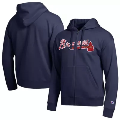 MLB Atlanta Braves All-Star Wordmark Full-Zip Hoodie by Champion
