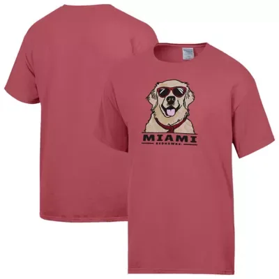 Miami (OH) RedHawks NCAA Miami University RedHawks Dog T-Shirt by Comfortwash