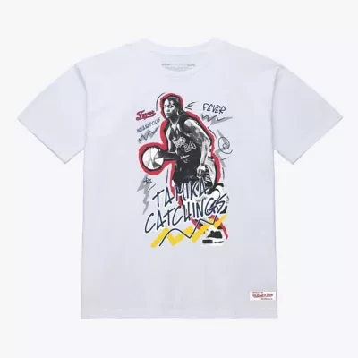WNBA Tamika Catchings Indiana Fever Chalked Up T-Shirt - Court Origins by Mitchell & Ness