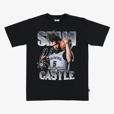NBA SLAM Stephon Castle San Antonio Spurs Remix Heavyweight T-Shirt by Slam