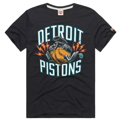 NBA Detroit Pistons 2025 City Edition Tri-Blend T-Shirt by Homage