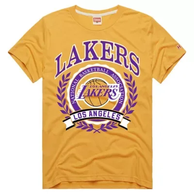 NBA Los Angeles Lakers Crest Tri-Blend T-Shirt by Homage