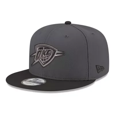 NBA Oklahoma City Thunder Logo 2-Tone 9FIFTY Snapback Hat by New Era