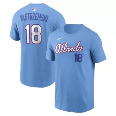 MLB Mike Yastrzemski Atlanta Braves 2026 City Connect Name & Number T-Shirt by Nike