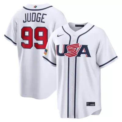 MLB Aaron Judge USA Baseball 2026 World Baseball Classic Home Stadium Jersey by Nike