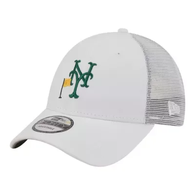 MLB New York Mets Flag 9FORTY Trucker Adjustable Hat by New Era