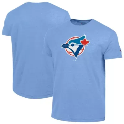 Toronto Blue Jays MLB Cooperstown Logo Tri-Blend T-Shirt by Champion