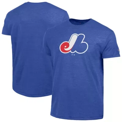 Cooperstown Teams Montreal Expos Cooperstown Logo Tri-Blend T-Shirt by Champion