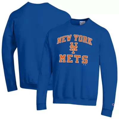 MLB New York Mets Heart & Soul Powerblend Sweatshirt by Champion