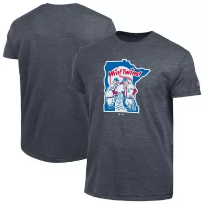 MLB Minnesota Twins Cooperstown Logo Tri-Blend T-Shirt by Champion