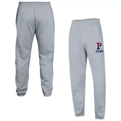 NCAA Heather Pennsylvania Quakers Powerblend Fleece Team Sweatpants by Champion