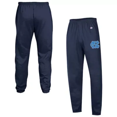 NCAA North Carolina Tar Heels Powerblend Banded Fleece Sweatpants by Champion