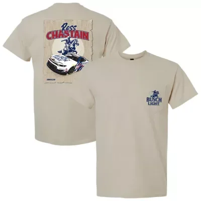 Nascar Ross Chastain #1 Busch Light COTA Rodeo T-Shirt by Trackhouse Racing Team Collection