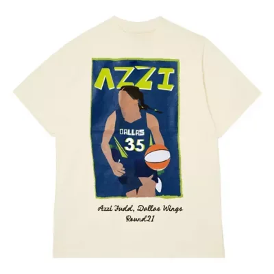 WNBA Azzi Fudd Dallas Wings Draft T-Shirt by Round21