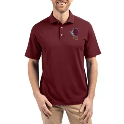 NCAA Virginia Tech Hokies Virtue Featherweight Recycled Pique Polo by Cutter & Buck