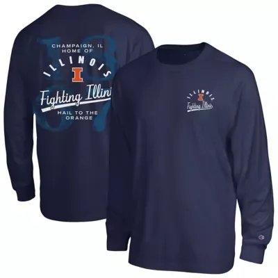 NCAA Illinois Fighting Illini Laminated All-Star Long Sleeve T-Shirt by Champion