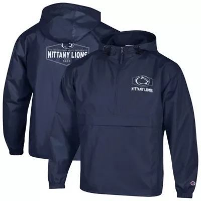 NCAA Penn State Nittany Lions Delay Packable Half-Zip Jacket by Champion
