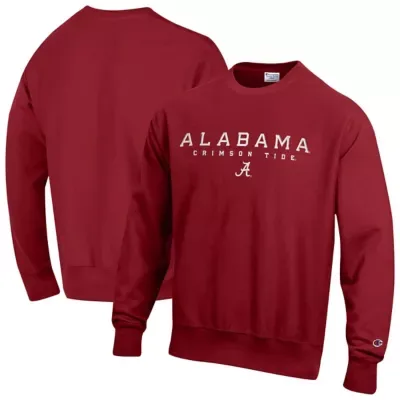 Alabama Crimson Tide NCAA Alabama Tide Relentless Reverse Weave Sweatshirt by Champion