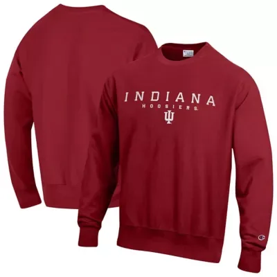 NCAA Indiana Hoosiers Relentless Reverse Weave Sweatshirt by Champion