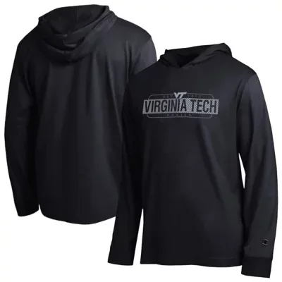 NCAA Virginia Tech Hokies Gradient All-Star Long Sleeve Hooded T-Shirt by Champion