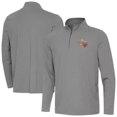 NBA New York Knicks 2026 NBA Finals Official Twine Quarter-Zip Pullover by Antigua