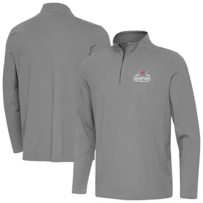 NBA New York Knicks 2026 NBA Finals Wordmark Twine Quarter-Zip Pullover by Antigua