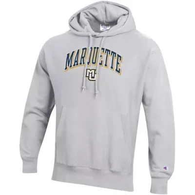 NCAA Marquette Golden Eagles Arch Logo Reverse Weave Hoodie