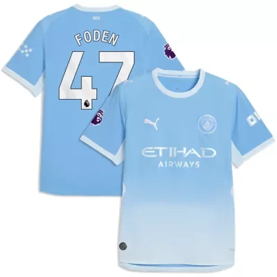 Premier League Phil Foden Manchester City 2026/27 Home On-Field Authentic Jersey by PUMA