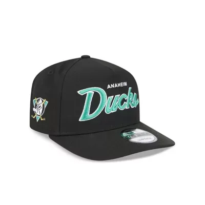 NHL Anaheim Ducks Script A-Frame 9FIFTY Snapback Hat by New Era