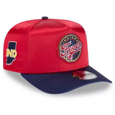 WNBA Indiana Fever 2026 WNBA Draft Satin A-Frame 9FIFTY Adjustable Hat by New Era