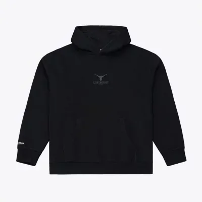 NCAA Texas Longhorns Monochrome Icon Fleece Hoodie by Mitchell & Ness