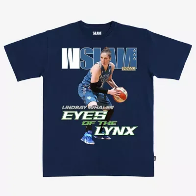 WNBA SLAM Lindsay Whalen Minnesota Lynx Court Origins Cover T-Shirt by Slam