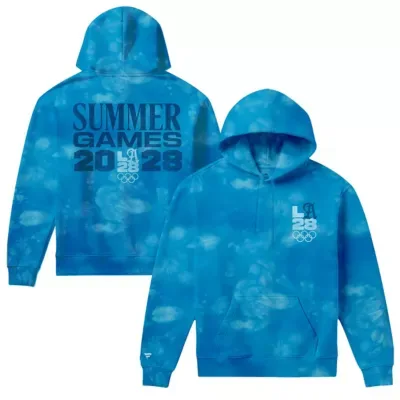 IOC LA28 Bluebell Collection Tie Dye Hoodie by Fanatics