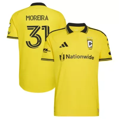 MLS Steven Moreira Columbus Crew 2026 the Crafted for Excellence Kit On-Field Authentic Patch Jersey by adidas