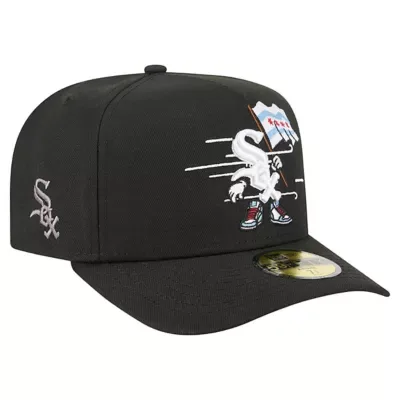 Chicago White Sox MLB Chicago Sox Cartoon A-Frame 59FIFTY Fitted Hat by New Era