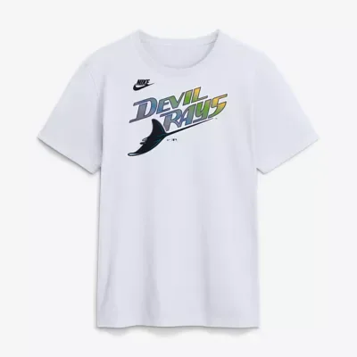 MLB Tampa Bay Rays Cooperstown Collection Wordmark T-Shirt by Nike