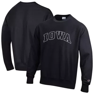 NCAA Iowa Hawkeyes Reverse Weave Crewneck Sweatshirt