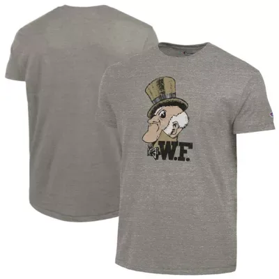 NCAA Wake Forest Demon Deacons Vintage Triumph Tri-Blend T-Shirt by Champion