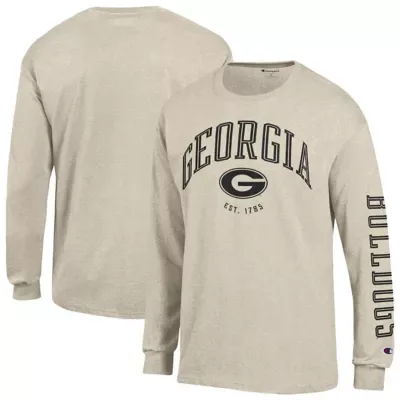 NCAA Georgia Bulldogs Neutral Arch Long-Sleeve T-Shirt