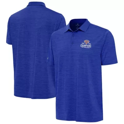 NBA New York Knicks 2026 NBA Finals Wordmark Layout Polo by Antigua