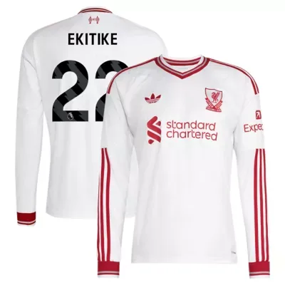 International Clubs Hugo Ekitike Liverpool 2026/27 Away Replica Long Sleeve Jersey by adidas