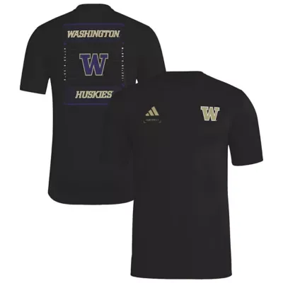 NCAA Washington Huskies Locker Football Icon Aeroready Pre-Game T-Shirt by adidas